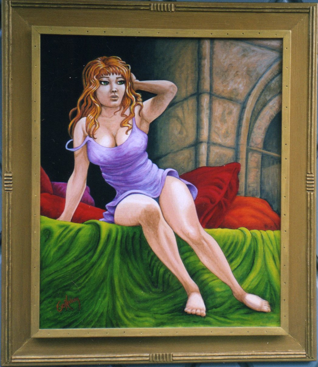 Lady 68x60 cm     
